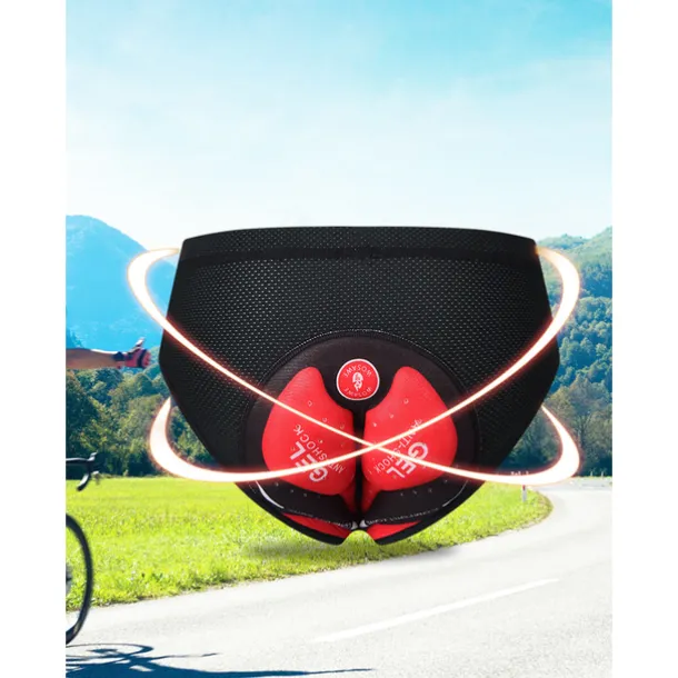 WOSAWE Men's Cycling Underwear Shorts Cycling Underwear Cycling Padded Shorts Bike Underwear Shorts Padded Shorts / Chamois Race Fit Mountain Bike MTB Road Bike Cycling Sports 3D Pad Cycling