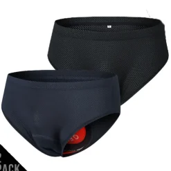 WOSAWE Men's Cycling Underwear Shorts Cycling Underwear Cycling Padded Shorts Bike Underwear Shorts Padded Shorts / Chamois Race Fit Mountain Bike MTB Road Bike Cycling Sports 3D Pad Cycling