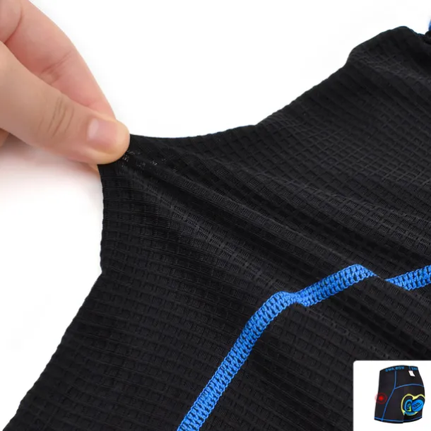 WOSAWE Men's Mountain Bike Shorts with Removable 5D Padded Underwear Cycling MTB Shorts Summer Polyester Bike Padded Shorts MTB Shorts Bottoms with Zip Pockets Breathable Quick Dry Waterproof