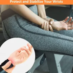 Wrist Brace, 2 PACK Wrist Wraps for Carpal Tunnel for women and men. Wrist Straps for Weightlifting, Working Out and Pain Relief. Flexible, Highly Elastic, Adjustable, Comfortable and Multi-Functional