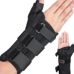 Wrist Brace & Thumb Spica Splint, for De Quervain's Tenosynovitis, Tendonitis, Carpal Tunnel & Arthritis Wrist Support Thumb Splint (Right Hand - Medium)