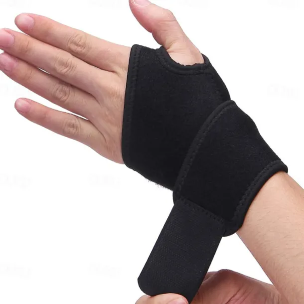 Wrist Brace for Carpal Tunnel, Breathable and Adjustable Wrist Support Brace for Arthritis and Tendinitis, Wrist Compression Wrap for Pain Relief, One Size Fits Left or Right Hand