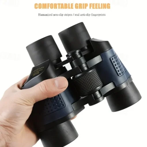 60x60 High-power Binoculars With Coordinates BAK4 Portable Telescope Low Light Night Vision Hunting Sports Tourism Sightseeing Objective 36mm Eyepiece 16mm Magnification 10x
