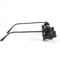 20X LED Magnifier Glasses Double Eye Jewelery Watch Repair Tools Lamp Loupes Eyewear Magnifying Glass Light