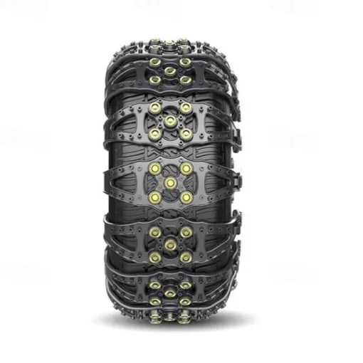 4X Snow Chains Auto Traction Aid Snow Ice Tire Spikes Snow Chain Winter