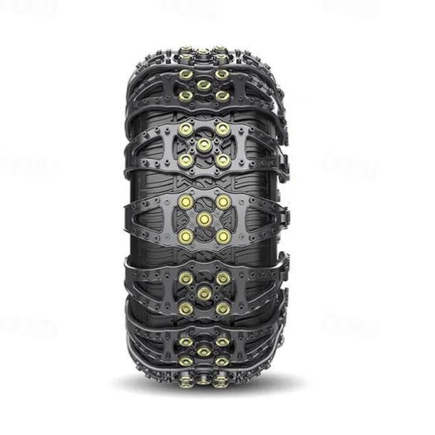 4X Snow Chains Auto Traction Aid Snow Ice Tire Spikes Snow Chain Winter