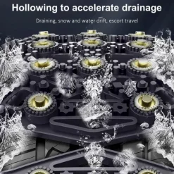 4X Snow Chains Auto Traction Aid Snow Ice Tire Spikes Snow Chain Winter