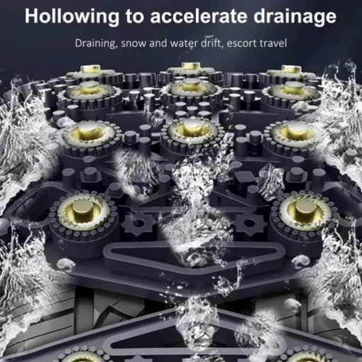 4X Snow Chains Auto Traction Aid Snow Ice Tire Spikes Snow Chain Winter