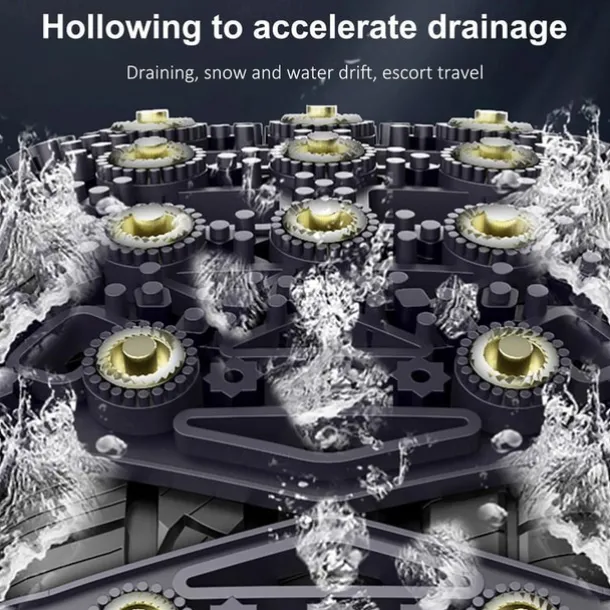4X Snow Chains Auto Traction Aid Snow Ice Tire Spikes Snow Chain Winter
