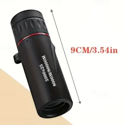 2000x25 10X HD Magnification Monocular 3.6 Inch High Power Telescope - Perfect Photo Gift