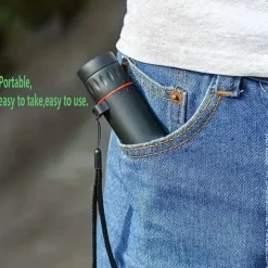 2000x25 10X HD Magnification Monocular 3.6 Inch High Power Telescope - Perfect Photo Gift