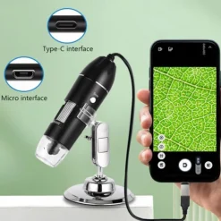 500X 1000X 1600X Digital Microscope Camera 3in1 Type-C USB Portable Electronic Microscope For Soldering LED Magnifier For Cell Phone Repair