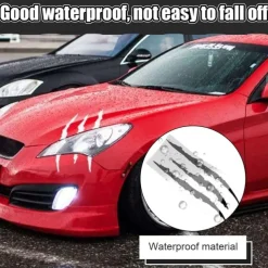 40X12cm Auto Car Sticker Reflective Monster Claw Scratch Stripe Marks Headlight Decal Car Stickers Car Accessories