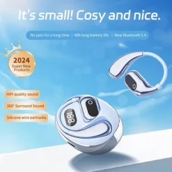 XG99 True Wireless Headphones TWS Earbuds Ear Hook Bluetooth 5.3 Sports Ergonomic Design Waterproof IPX4 for Mobile Phone Travel