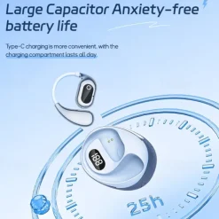 XG99 True Wireless Headphones TWS Earbuds Ear Hook Bluetooth 5.3 Sports Ergonomic Design Waterproof IPX4 for Mobile Phone Travel