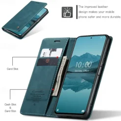 Xiaomi Full Body Case Leather Wallet Card Redmi K30S redmi k30 pro Mi 11 Lite Note 10 Pro Max Wallet Card Holder Flip Solid Colored PU Leather TPU