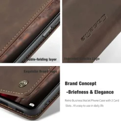 Xiaomi Full Body Case Leather Wallet Card Redmi K30S redmi k30 pro Mi 11 Lite Note 10 Pro Max Wallet Card Holder Flip Solid Colored PU Leather TPU