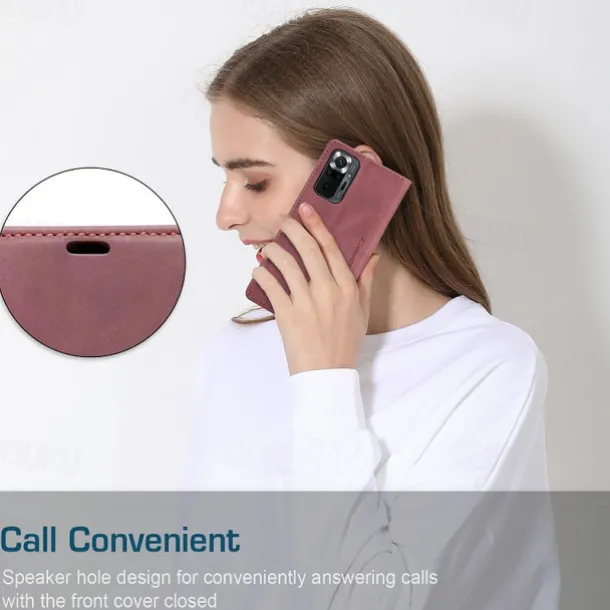 Xiaomi Full Body Case Leather Wallet Card Redmi K30S redmi k30 pro Mi 11 Lite Note 10 Pro Max Wallet Card Holder Flip Solid Colored PU Leather TPU