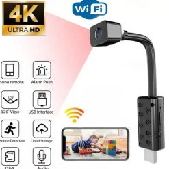 Y11 IP Camera 4K Mini Wireless Motion Detection Remote Access IR-cut Indoor Support 128 GB