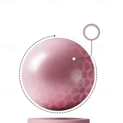 Yoga Ball 25cm Exercise Ball Pregnancy Birthing Ball Chair Flexible Seating Ball Pilates Thickened Anti-Burst Balance Ball for Fitness Workout with Inflator Pump