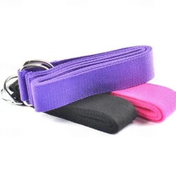 Yoga Strap 350*3.8 cm Sports Terylene Yoga Fitness Pilates Stretchy Durable Improve Flexibility For Women's