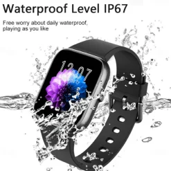 Y9PRO Smart Watch 1.85'' Smartwatch Fitness Running Watch Bluetooth Call Pedometer Reminder Blood Sugar Heart Rate Monitoring Music Playback Compatible with Android iOS Men Women