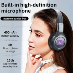 Zealot B570 Wireless Headphones fm Radio Over Ear Bluetooth Stereo Earphone Headset for Computer PhoneSupport TF card AUX
