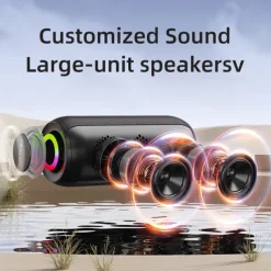 ZEALOT S32 max Outdoor Speaker Bluetooth Speaker Bluetooth USB TF Card Outdoor Waterproof Stereo Sound Speaker For PC Laptop Mobile Phone
