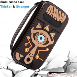 Zelda Carrying Case For Switch Game Console Accessories Silicone Hard Shell Pouch Waterproof Protective Cover