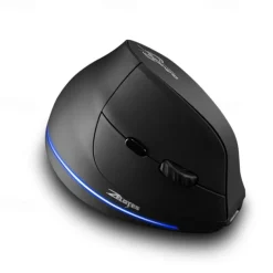 ZELOTES F-35 Wireless 2.4GHz Rechargeable Vertical Mice 6 Buttons 2400 DPI Adjustable Ergonomic Optical Gaming Computer Mouse