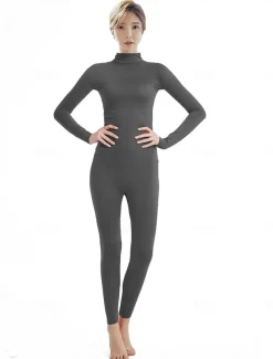 Zentai Suits Cosplay Costume Catsuit Carnival Costume Full Body Suit Men's Women's Sex Solid Colored Spandex Lycra Costume for Halloween Carnival Masquerade Adults'