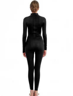 Zentai Suits Cosplay Costume Catsuit Carnival Costume Full Body Suit Men's Women's Sex Solid Colored Spandex Lycra Costume for Halloween Carnival Masquerade Adults'