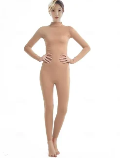 Zentai Suits Cosplay Costume Catsuit Carnival Costume Full Body Suit Men's Women's Sex Solid Colored Spandex Lycra Costume for Halloween Carnival Masquerade Adults'