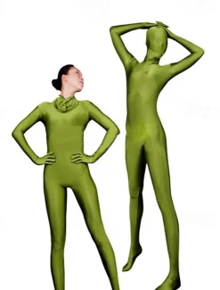 Zentai Suits Cosplay Costume Catsuit Mummy Carnival Costume Full Body Suit Men's Women's Party Stylish Artistic Style Solid Colored Toyokalon Hair Tactel Costume for Halloween Carnival Masquerade