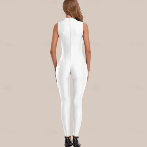 Zentai Suits Cosplay Costume Skin Suit Ninja Carnival Costume Full Body Suit Kings Day Women's Leotards Sexy Costume Solid Color Spandex Lycra Costume for Halloween Carnival Masquerade Adults'