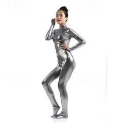 Zentai Suits Cosplay Costume Catsuit Carnival Costume Full Body Suit Men's Women's Sex Sexy Costume Solid Colored Spandex Latex Costume for Halloween Adults'
