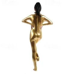 Zentai Suits Cosplay Costume Catsuit Carnival Costume Full Body Suit Men's Women's Sex Sexy Costume Solid Colored Spandex Latex Costume for Halloween Adults'