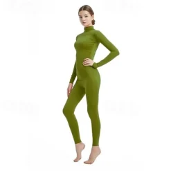 Zentai Suits Cosplay Costume Bodysuit Carnival Costume Full Body Suit Women's All Boys' Cosplay Solid Color Lycra Spandex Costume for Halloween Carnival Children's Day Kid's Adults'