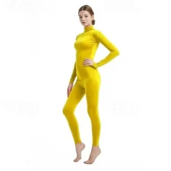 Zentai Suits Cosplay Costume Bodysuit Carnival Costume Full Body Suit Women's All Boys' Cosplay Solid Color Lycra Spandex Costume for Halloween Carnival Children's Day Kid's Adults'
