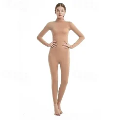Zentai Suits Cosplay Costume Bodysuit Carnival Costume Full Body Suit Women's All Boys' Cosplay Solid Color Lycra Spandex Costume for Halloween Carnival Children's Day Kid's Adults'