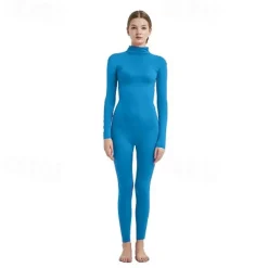 Zentai Suits Cosplay Costume Bodysuit Carnival Costume Full Body Suit Women's All Boys' Cosplay Solid Color Lycra Spandex Costume for Halloween Carnival Children's Day Kid's Adults'