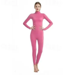 Zentai Suits Cosplay Costume Bodysuit Carnival Costume Full Body Suit Women's All Boys' Cosplay Solid Color Lycra Spandex Costume for Halloween Carnival Children's Day Kid's Adults'