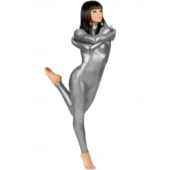 Zentai Suits Cosplay Costume Catsuit Motorcycle Girl Carnival Costume Full Body Suit Men's Women's Sex Sexy Costume Solid Colored Spandex Latex Costume for Halloween Adults'