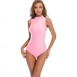Zentai Suits Cosplay Costume Skin Suit Ninja Carnival Costume Full Body Suit Kings Day Women's Leotards Sexy Costume Solid Color Spandex Lycra Costume for Halloween Carnival Masquerade Adults'