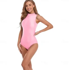 Zentai Suits Cosplay Costume Skin Suit Ninja Carnival Costume Full Body Suit Kings Day Women's Leotards Sexy Costume Solid Color Spandex Lycra Costume for Halloween Carnival Masquerade Adults'