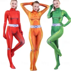 Zentai Suits Patterned Zentai Suits Cosplay Costume Ninja Carnival Costume Full Body Suit Men's Women's Boys Fashion Sexy Costume Solid Color Costume for Masquerade Adults'