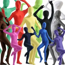 Zentai Suits Skin Suit Full Body Suit Carnival Costume Full Body Suit Men's Women's Solid Colored Spandex Lycra Costume for Halloween Kid's Adults'