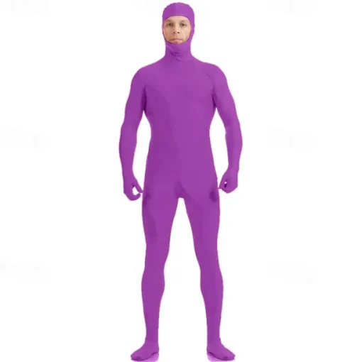 Zentai Suits Skin Suit Full Body Suit Carnival Costume Full Body Suit Men's Women's Sex Solid Colored Spandex Lycra Costume for Halloween Adults'