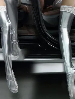 Zentai Suits Socks / Long Stockings Catsuit Carnival Costume Full Body Suit Women's Stockings Sex Sexy Costume Lace Latex Costume for Carnival Masquerade Adults'