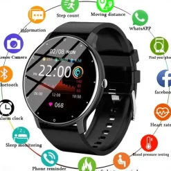 ZL02C Pro Smart Watch Lady Bluetooth Call Answer Dial 1.28inch AI Voice Sports Fitness Tracker Fashion Men Women Smartwatch